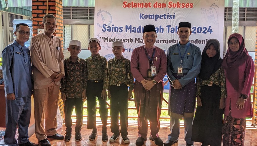 Semangat siswa/siswi MIN 1 Muaro Jambi dalam mengikuti ajang lomba KSM 2024