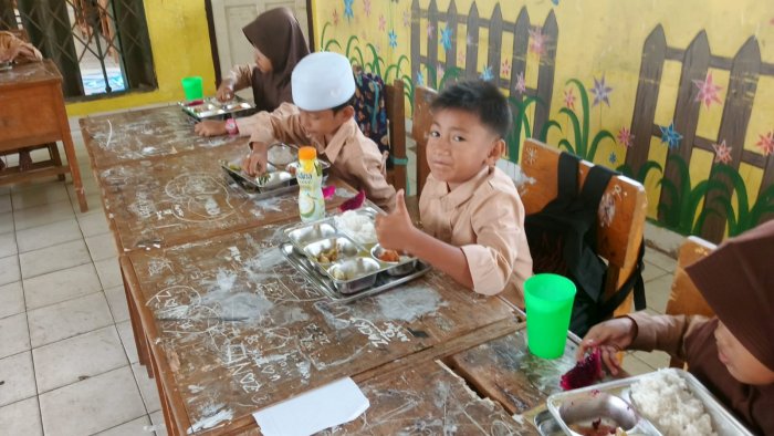 Di Hari Rabu Menu Sehat Program makanan Bergizi Gratis untuk Siswa Siswi Min 1 Muaro Jambi