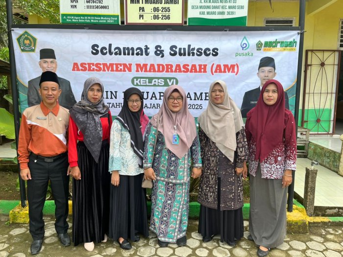 Pengawas Ibu Murtianis, S.Pd. Laksanakan Monev Ujian Akhir Madrasah, Pastikan Berjalan Tertib dan Lancar