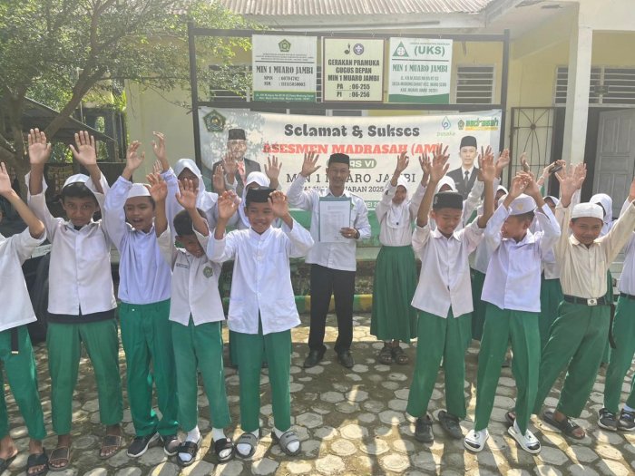 MIN 1 Muaro Jambi Umumkan Kelulusan Kelas 6, Disampaikan Langsung oleh Kepala Madrasah