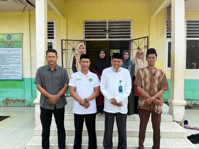 Kasi Penmad  Monitoring Terpadu  Pasca Libur Lebaran,Di MIN 1 Muaro Jambi